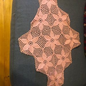 doily in pink